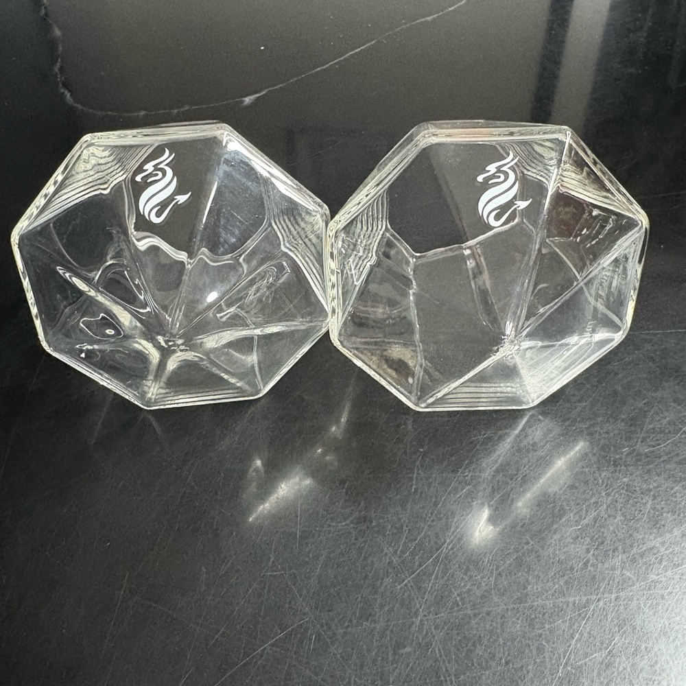Dragon Glass Whiskey Glasses Diamond Collection Spill Proof